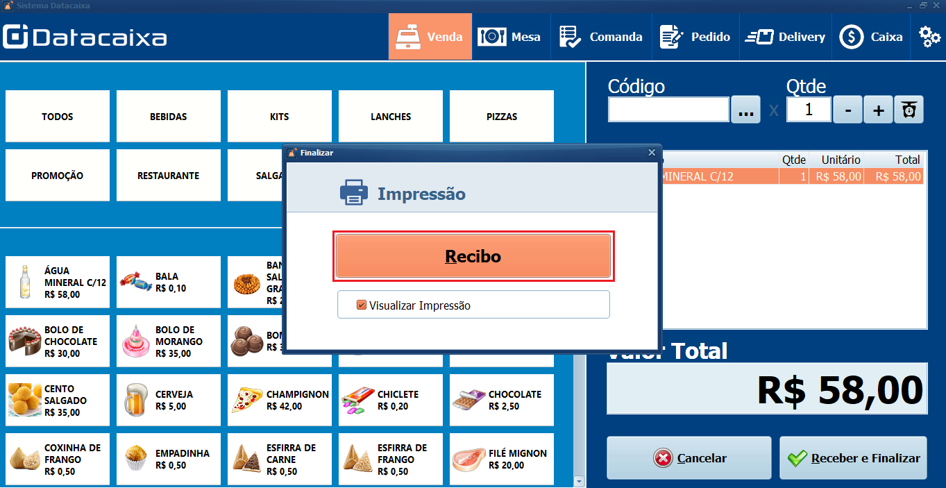 Recibo_Venda_PDV_MEI | Datacaixa Tecnologia Recibo