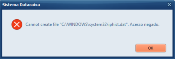 Como Resolver Erro De Arquivo Iphist Dat Ao Tentar Fechar O Sistema