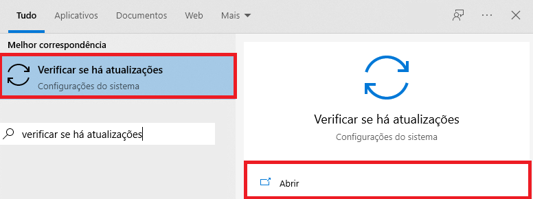 Verificar se há atualizações