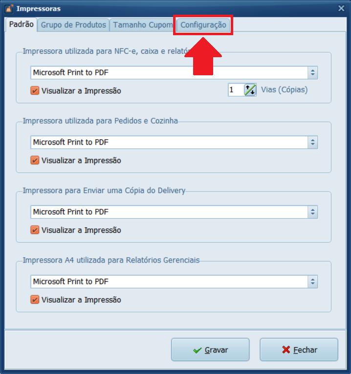impressora-configuracoes | Datacaixa