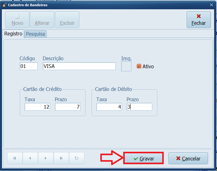 GRAVAR PRAZO | Datacaixa GRAVAR PRAZO