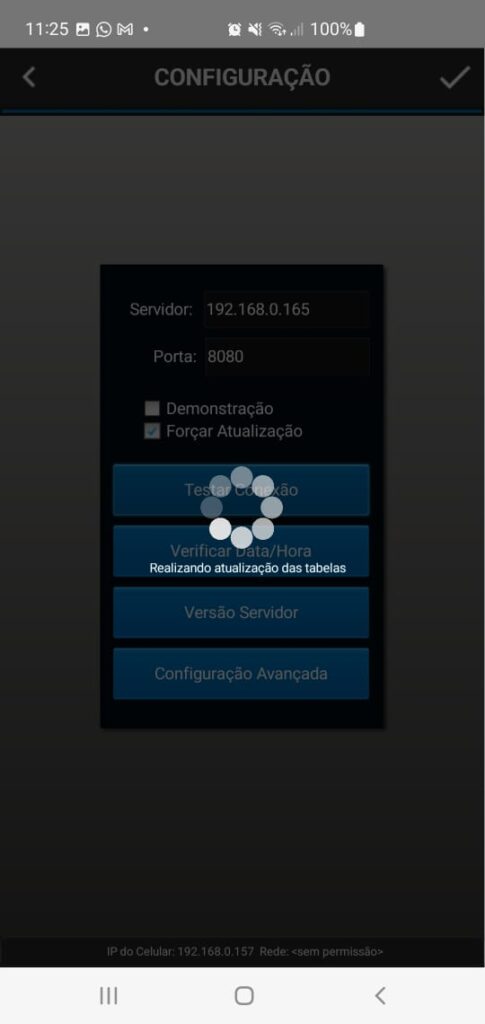 Configuracao Aguardar