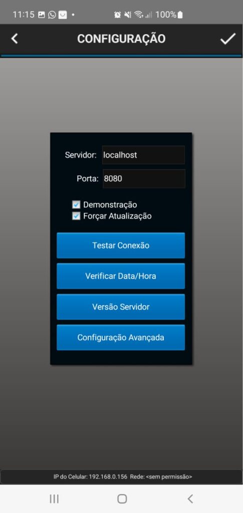 Configuracao Iniciar