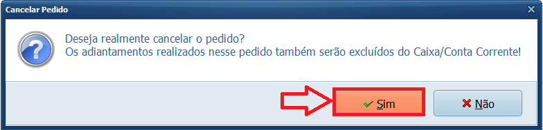 PEDIDO CANCELAR SIM