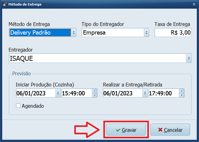 Delivery Selecionando Entregador | Datacaixa Tecnologia Delivery Selecionando Entregador