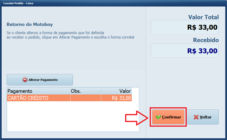 Delivery Gerar Venda | Datacaixa Tecnologia Delivery Gerar Venda