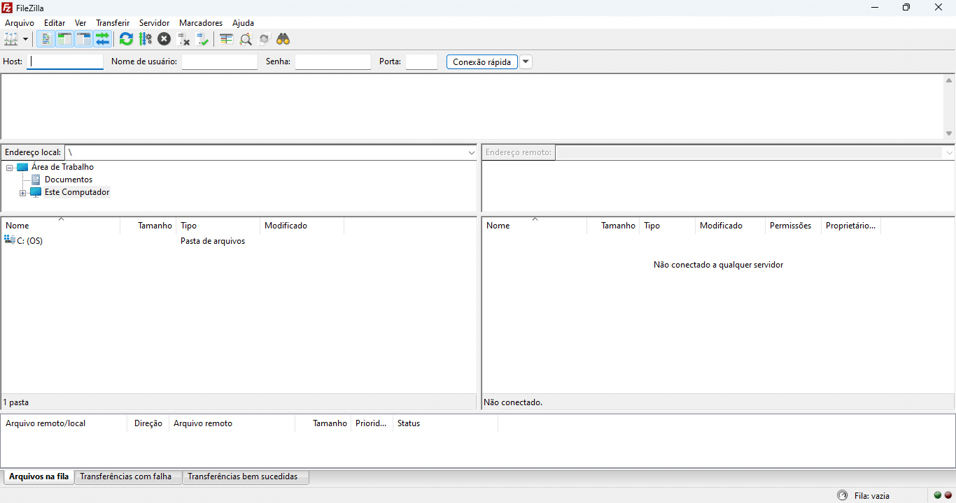 Filezilla_Abrir | Datacaixa