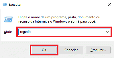 regedit | Datacaixa Tecnologia regedit