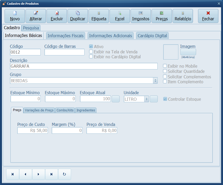 Garrafa Unid Litro | Datacaixa Tecnologia Garrafa Unid Litro