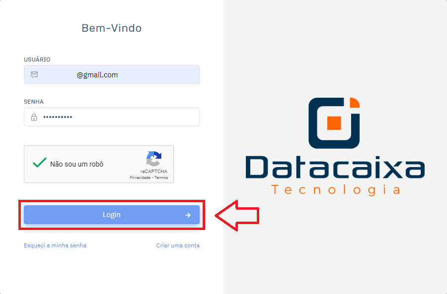 Área do Cliente Fazer Login