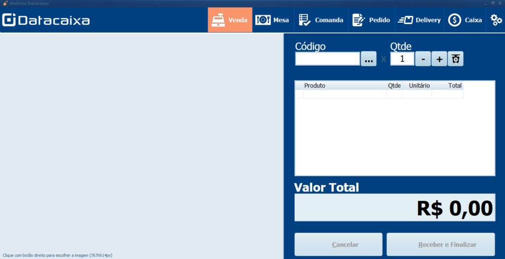 Tela-Inicial-sem-Produtos | Datacaixa Tecnologia