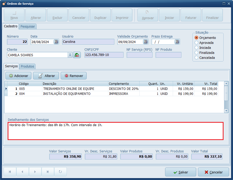 Detalhamento | Datacaixa