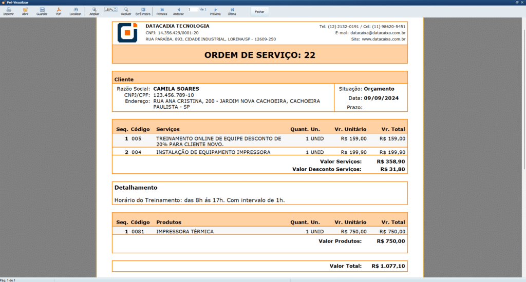 Pré-Visualizar_OS | Datacaixa