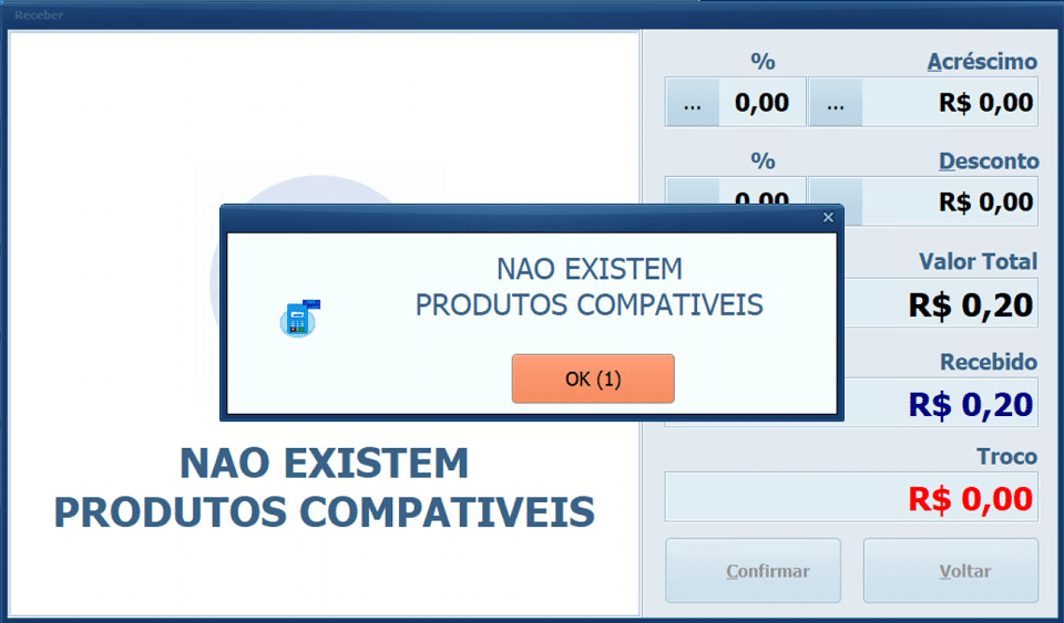 Não exIstem produtos compativeis_TEF | Datacaixa Tecnologia Como resolver a mensagem Não existem produtos compatíveis no TEF