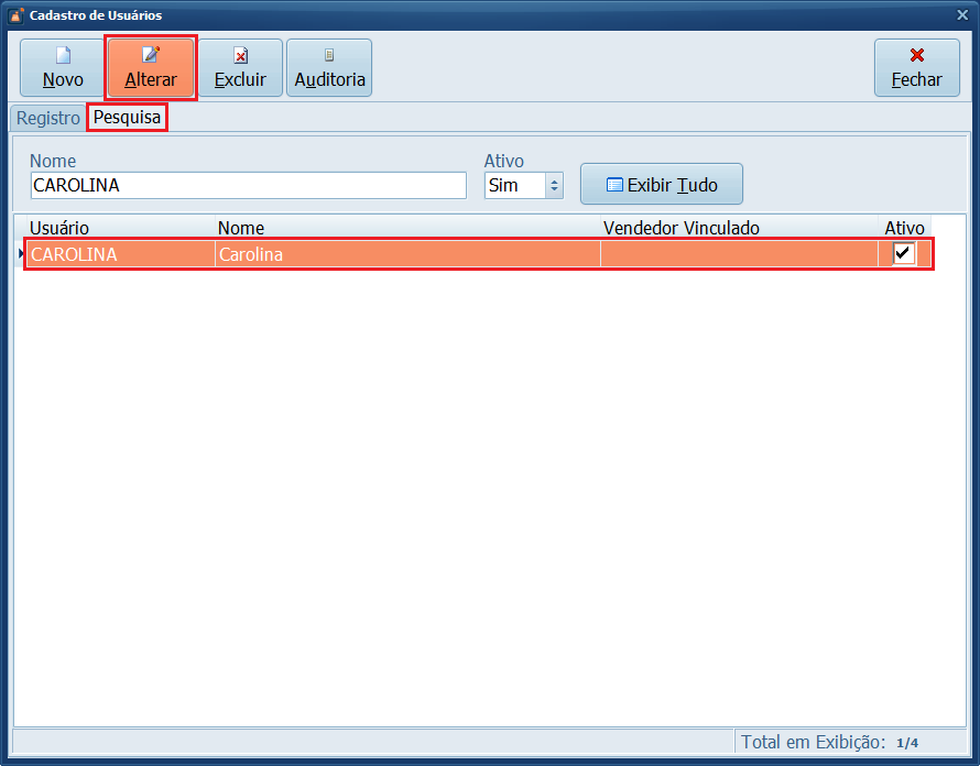 Cadastro de Usuários_Pesquisa_Alterar | Datacaixa