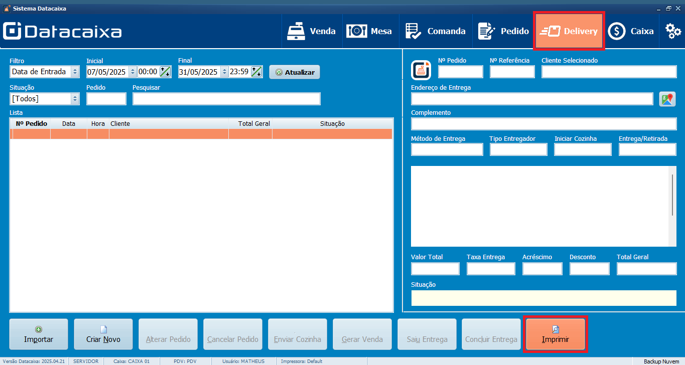Delivery_Imprimir_PDV | Datacaixa
