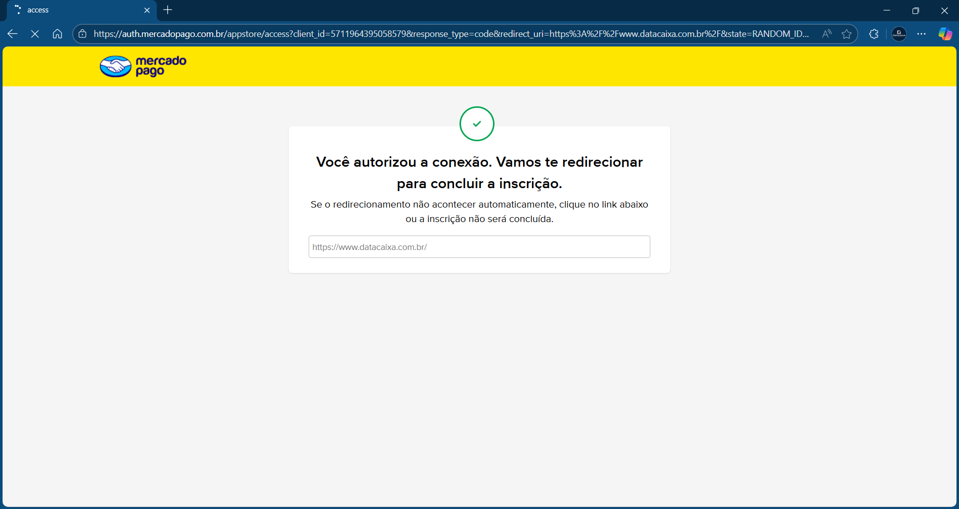aguardar-redirecionamento-tg | Datacaixa